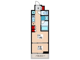 ウエリスアーバン中野坂上の物件間取画像